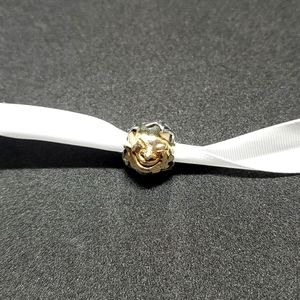 Authentic Trollbeads Happy Universe Charm Sterling Silver and 18k Gold